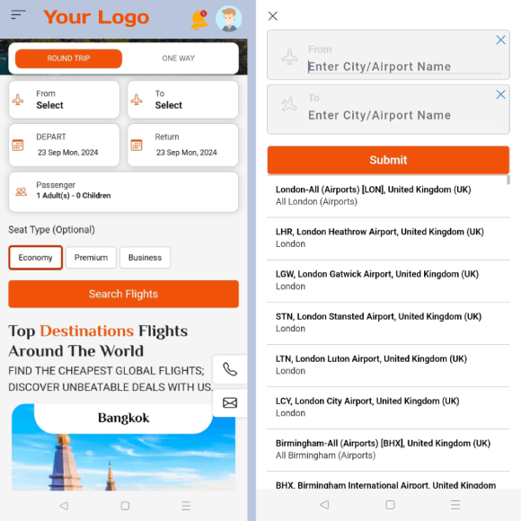 Flight Booking App